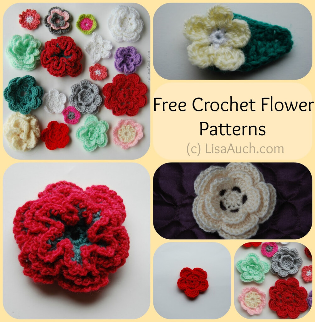 Free Crochet Flower Pattern How To Crochet A Rose Free Crochet 