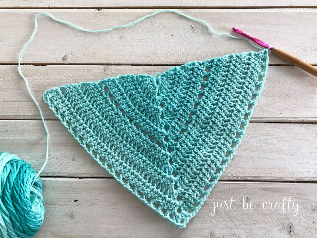 Free Crochet Granny Triangle Shawl Pattern Easy Croch Vrogue co