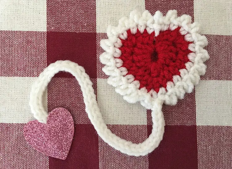 Free Crochet Heart Bookmark Pattern Crochet That