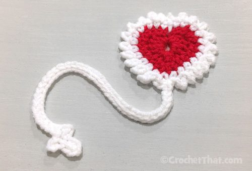 Free Crochet Heart Bookmark Pattern Crochet That