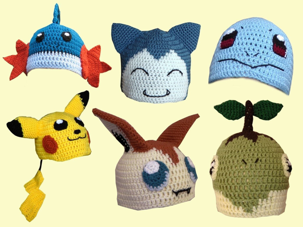 Free Crochet Pokemon Hat Patterns This Is Essential For Shaping The Hat 