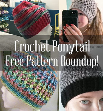 Free Crochet Ponytail Hat Pattern