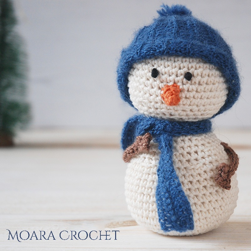 Free Crochet Snowman Pattern Christmas Crochet Moara Crochet