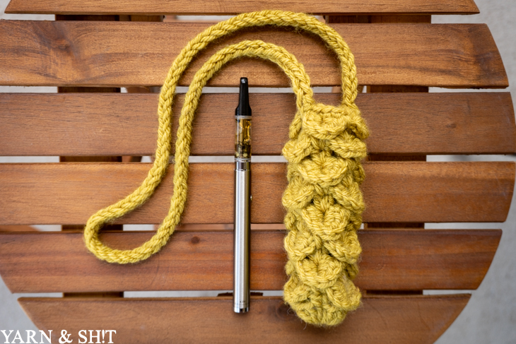 Free Crochet Vape Holder Pattern Yarn And Sh t