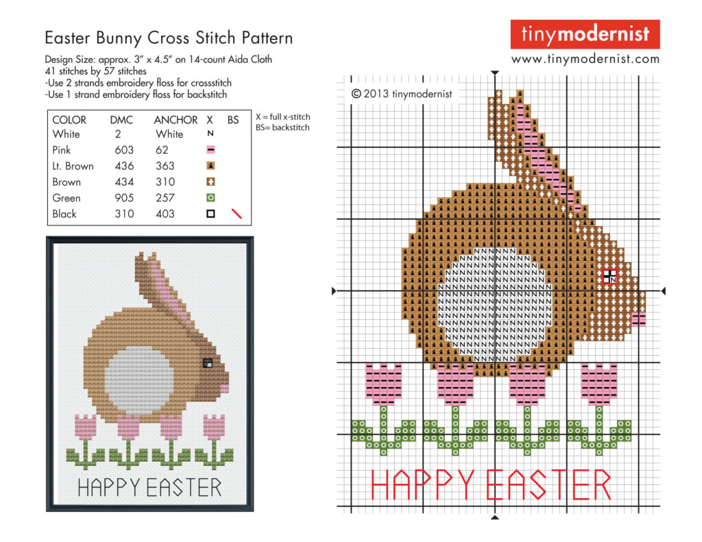 FREE Cross Stitch Patterns Tiny Modernist Cross Stitch
