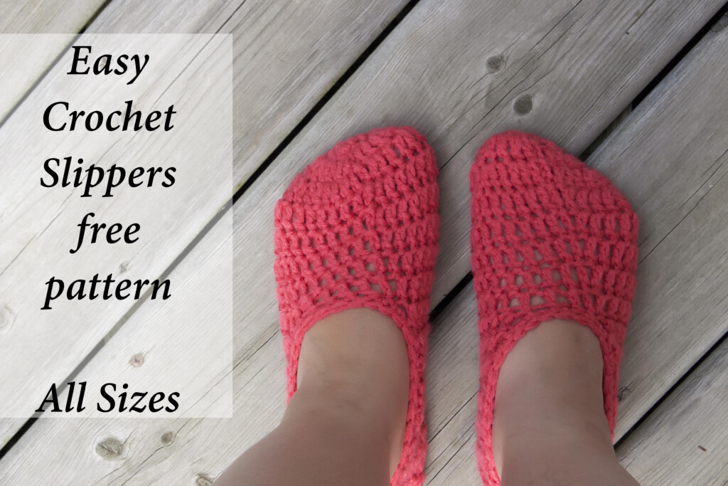 Free Easy Slipper Crochet Pattern