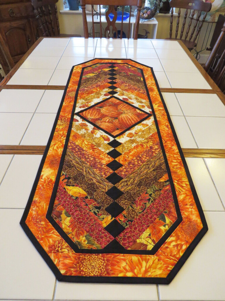 Free Fall Table Runner Quilt Patterns I Am So Happy With How It Turned 