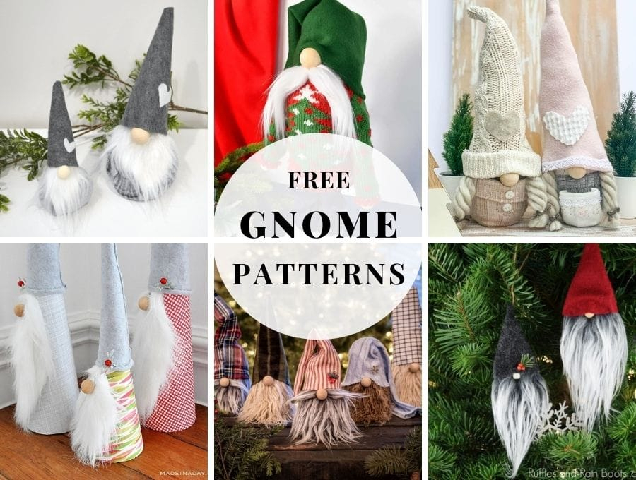 Free Gnome Patterns For Cute Christmas Gnomes Hello Sewing