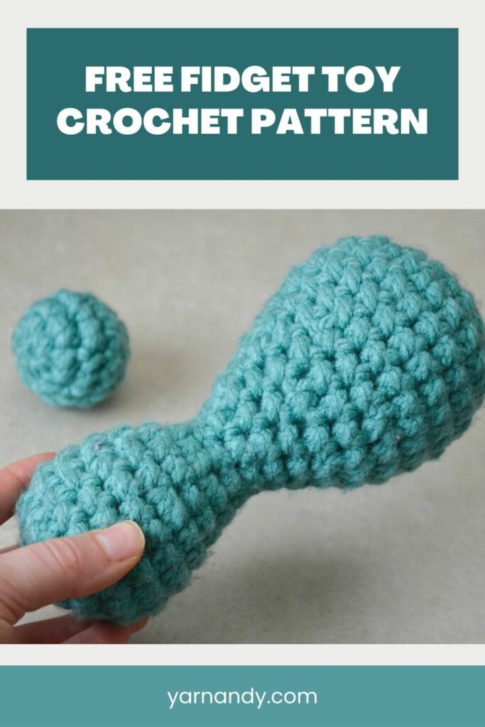 Free Pattern Crochet Fidget Toy Skittle