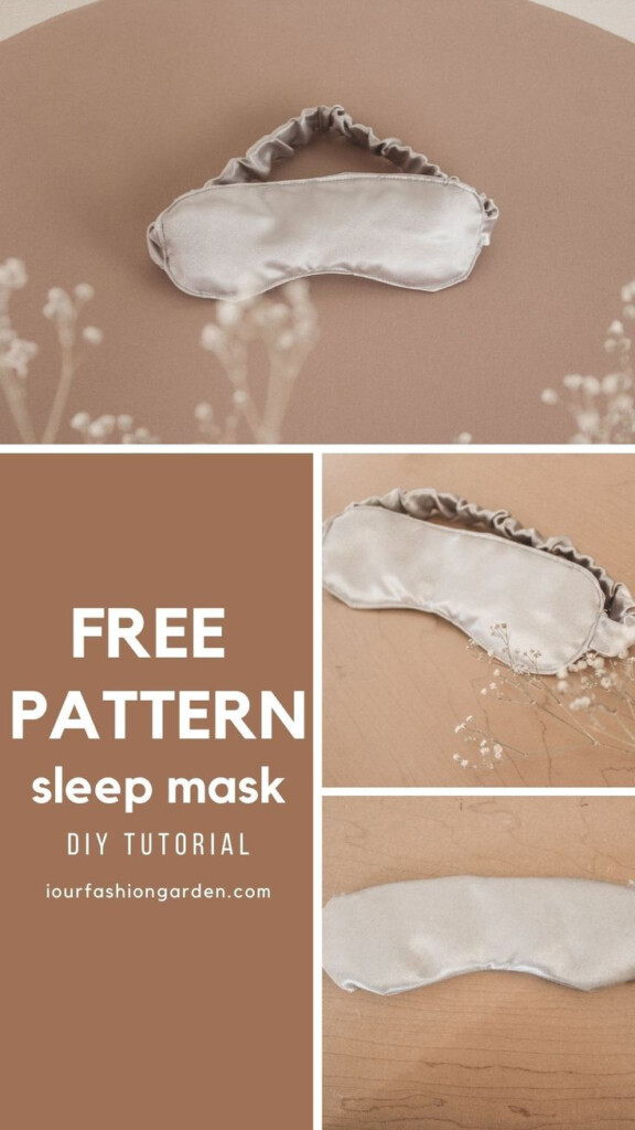 Free Pattern Sleep Mask Sleep Mask Diy Sleep Mask Pattern