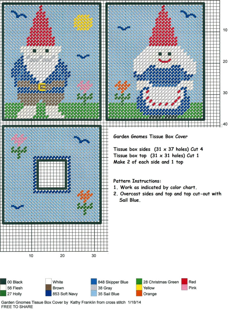 Free Plastic Canvas Gnome Pattern Web I Just Love Seeing The Variety Of 
