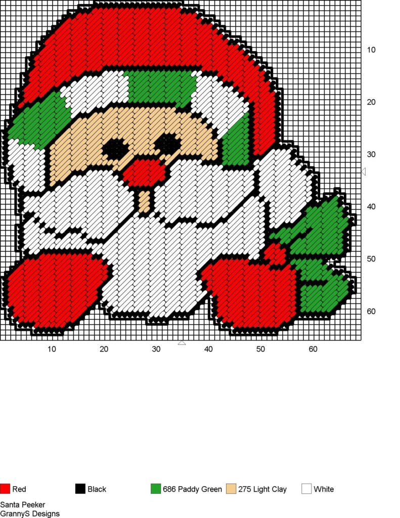 Free Plastic Canvas Patterns Christmas Printable Templates Free