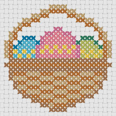 Free Printable Easter Cross Stitch Patterns Mini Easter Eggs Cross 