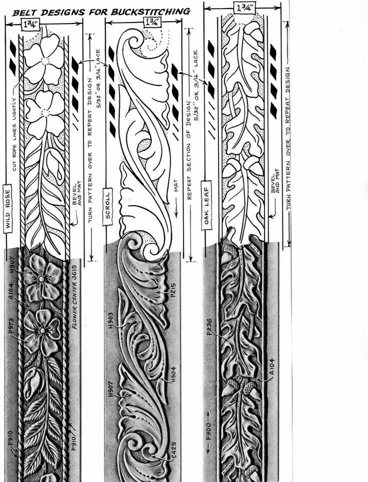 Free Printable Leather Tooling Patterns Yuderma