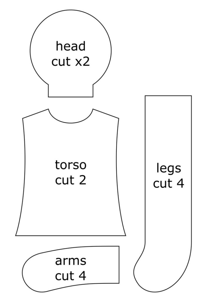 Free Printable Rag Doll Sewing Patterns