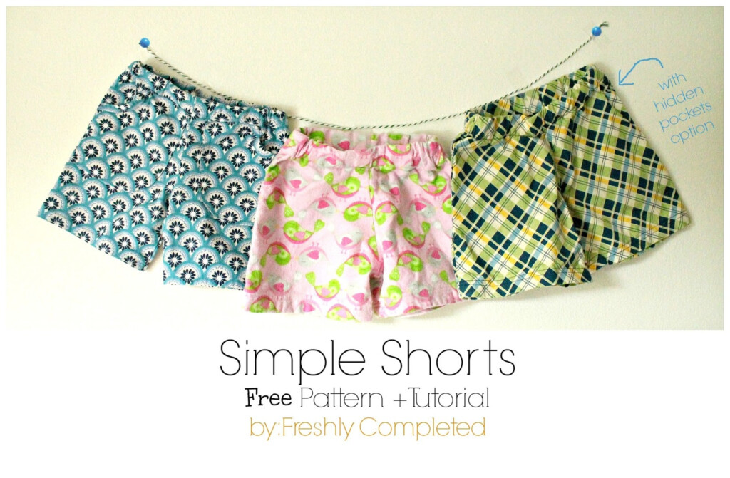 Free Printable Sewing Patterns Shorts