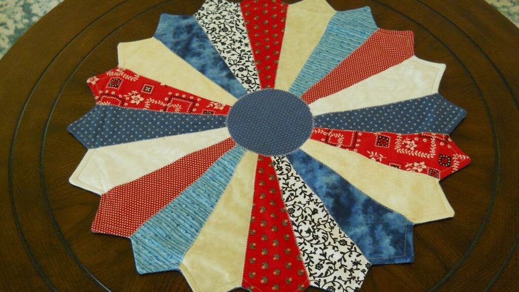 Free Round Quilted Table Topper Patterns Get Creative With Your Decor 