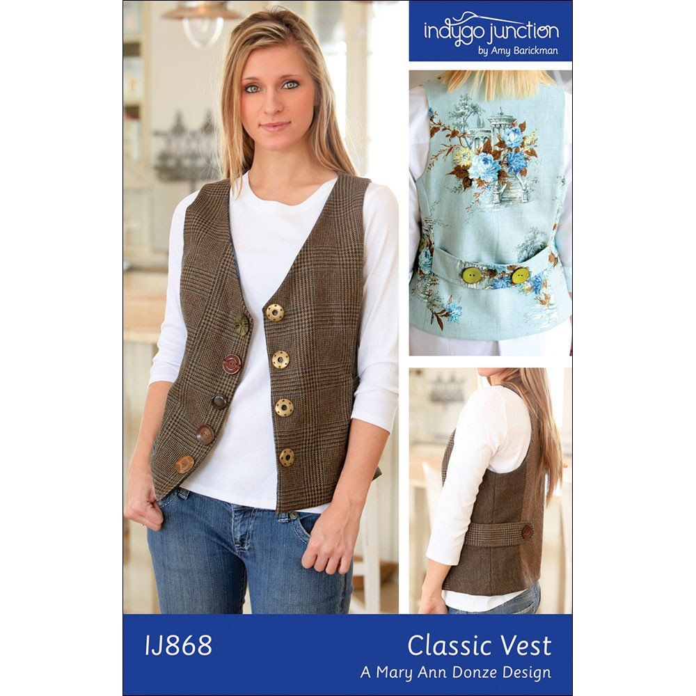 Free Sewing Pattern Vest If You re Wondering What Fabric To Use With 