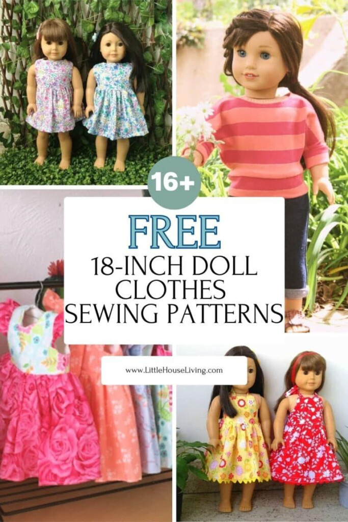 FREE Sewing Patterns For 18 Inch Doll Clothes American Girl Doll 