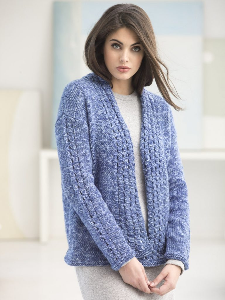 Free Slip Stitch Cardigan Knitting Patterns Archives Knitting Bee 6 