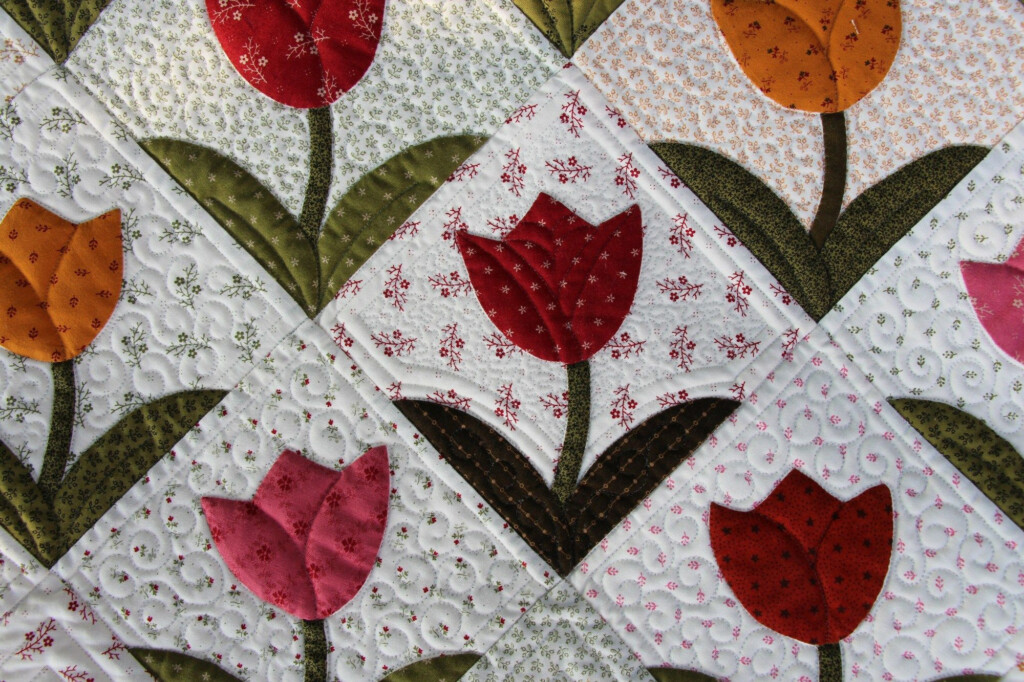 Free Tulip Quilt Block Pattern