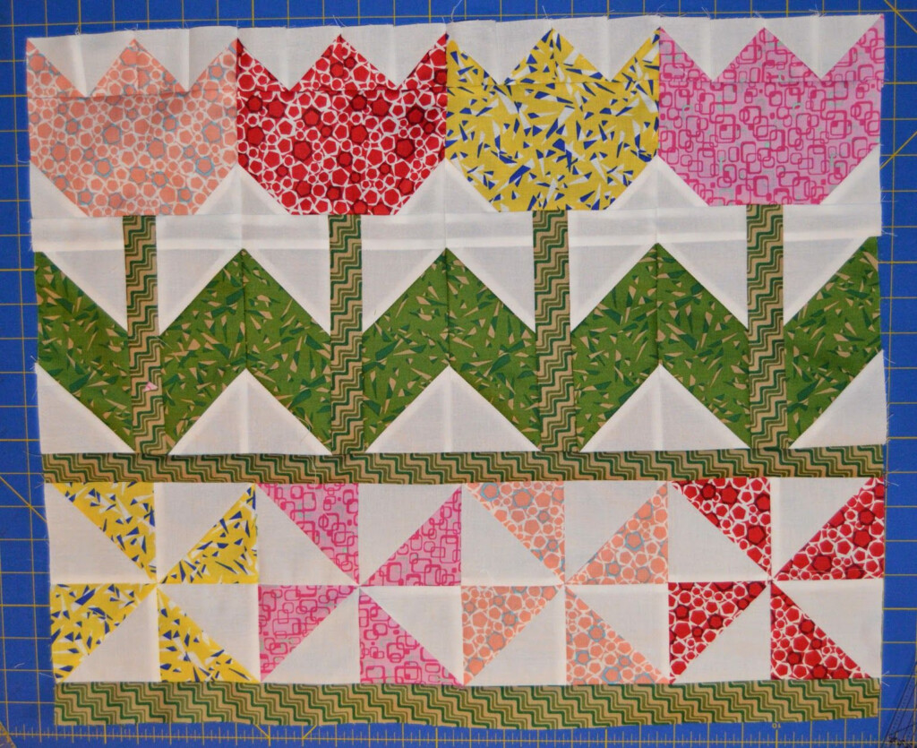 Free Tulip Quilt Block Pattern