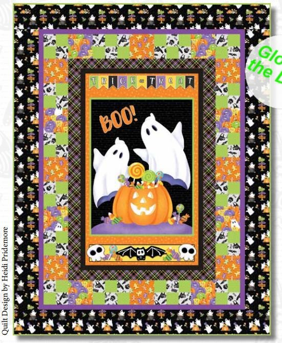 Glow Ghosts Quilt FREE Pattern By Henry Glass