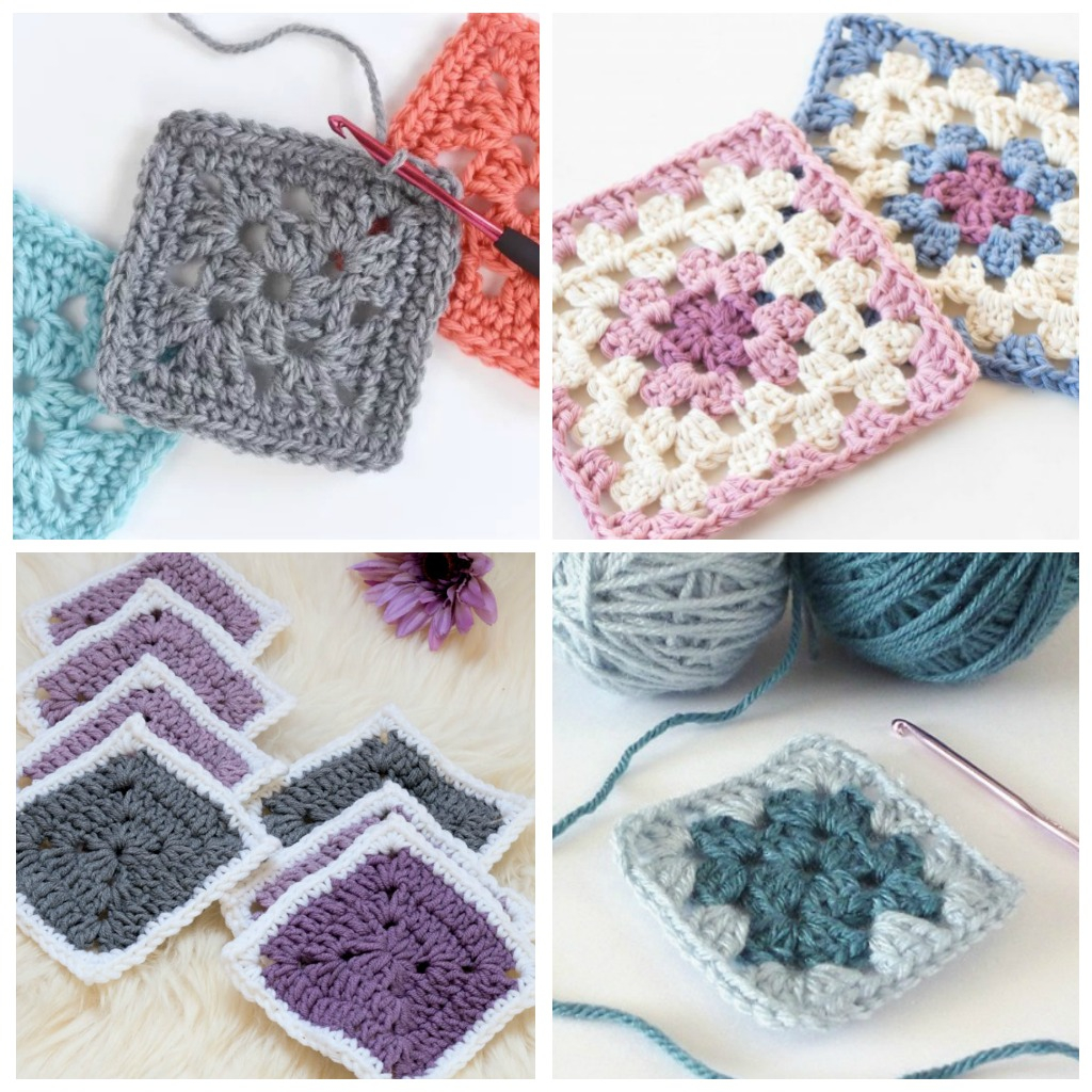 Granny Square Crochet Blanket Pattern