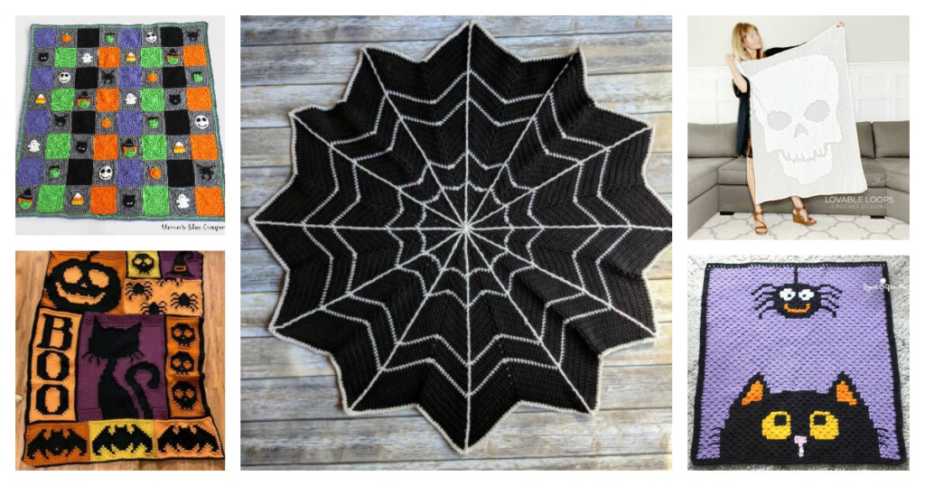 Halloween Blanket Free Crochet Pattern And Paid Cool Creativities