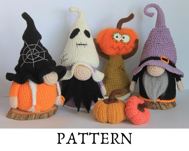 Halloween Gnome Crochet Pattern Free Web Halloween Witchy Gnome Free 