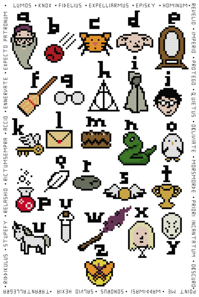 Harry Potter Cross Stitch Patterns Free Download Cross Stitch Patterns