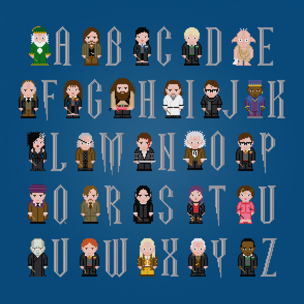 Harry Potter Font Cross Stitch Cross Stitch Patterns