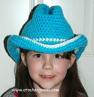 How To Crochet Cowboy Or Cowgirl Hat Pattern Crochet Cowboy Hats 
