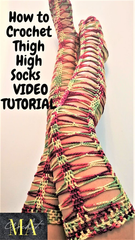 How To Crochet Knee high Socks Crochet Thigh High Legwarmers Over The 