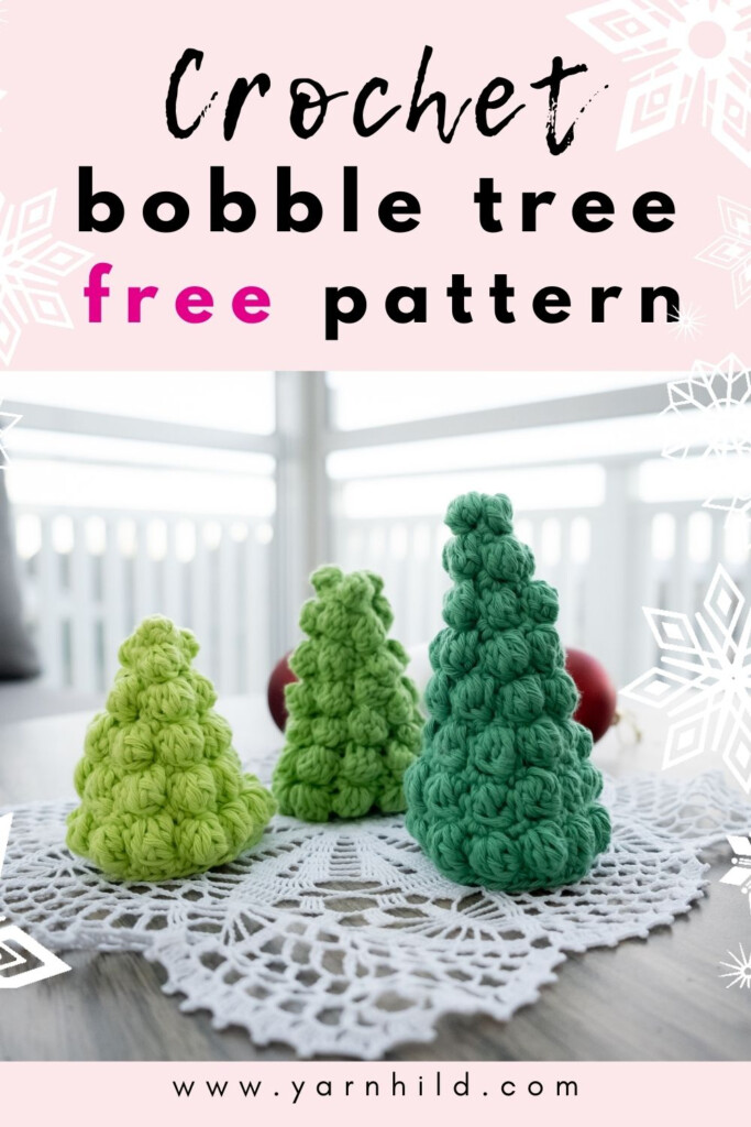 How To Crochet The Bobble Christmas Tree A Free Crochet Pattern 