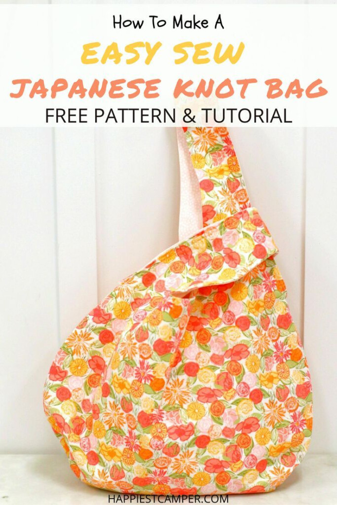 How To Sew A Japanese Knot Bag With Free Pattern Japanese Knot Bag 
