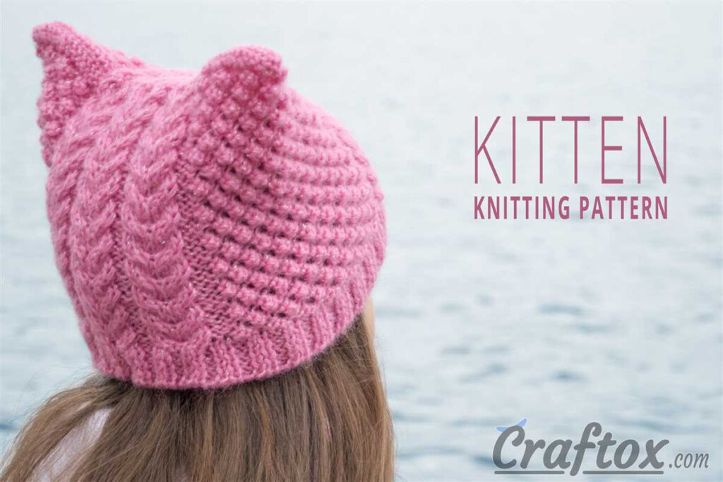 Knit A Free Pattern For A Cute Cat Hat