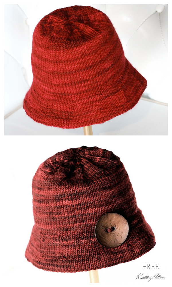 Knit Bucket Hat Free Knitting Pattern Knitting Pattern
