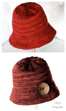 Knit Bucket Hat Free Knitting Pattern Knitting Pattern