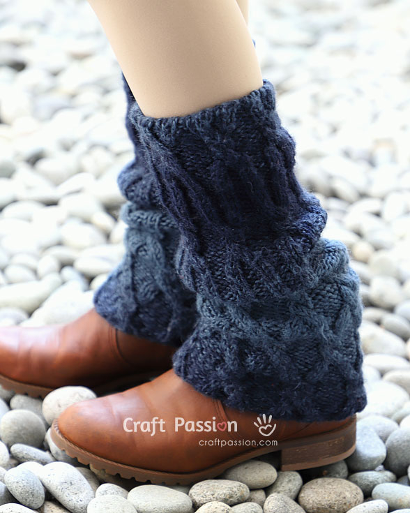 Knit Leg Warmers Free Knitting Pattern Craft Passion