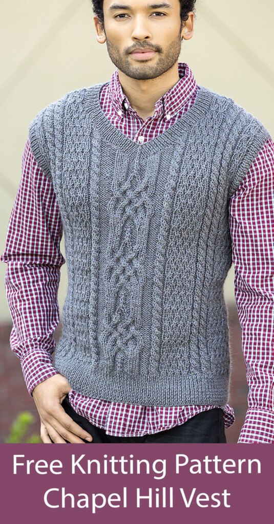 Knitted Men 39 s Vest Patterns Free Caramel Tank Top Pattern By 