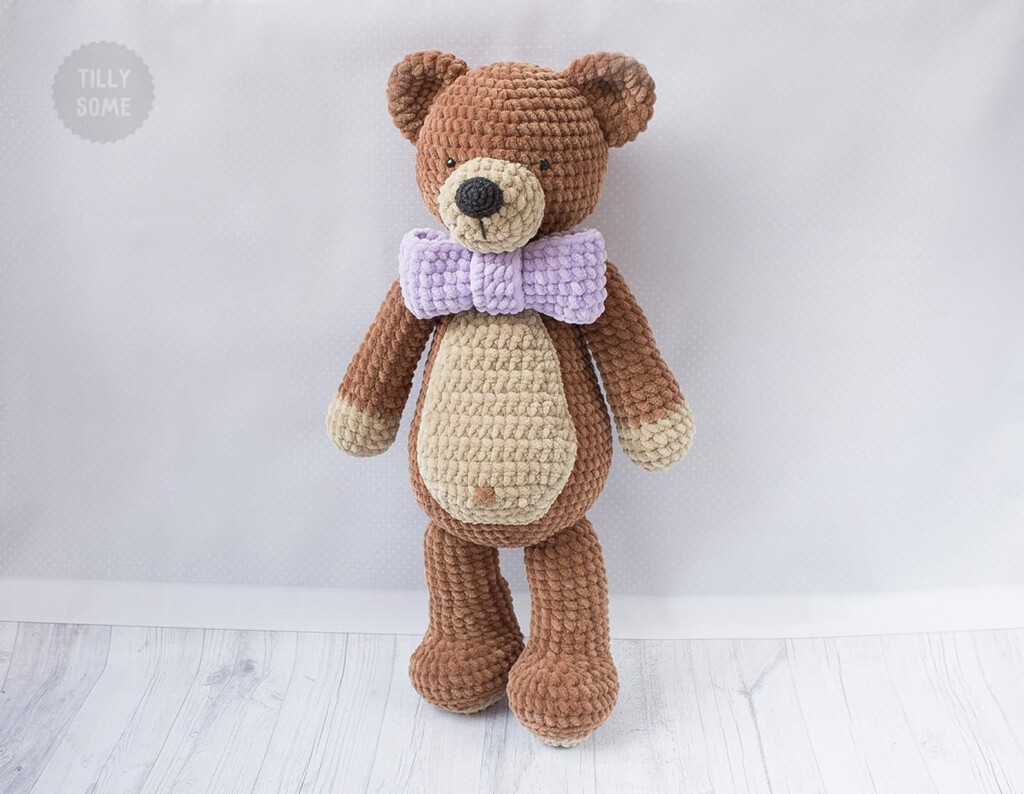 Large Crochet Teddy Bear Pattern Free Web Crochet Teddy Bear Patterns 