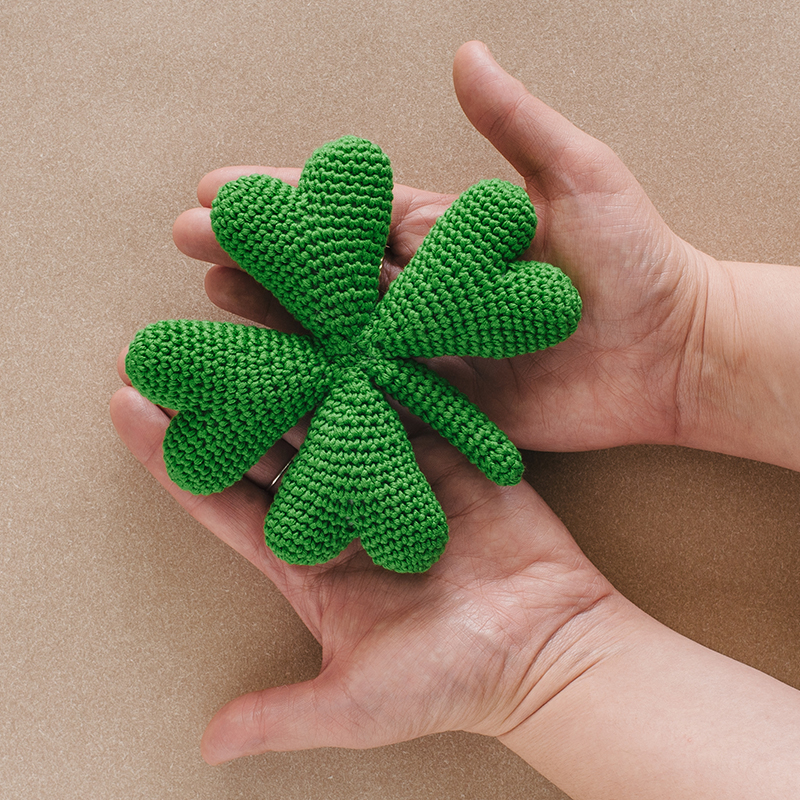 Lucky 4 Leaf Clover Free Crochet Pattern Crochet Kingdom