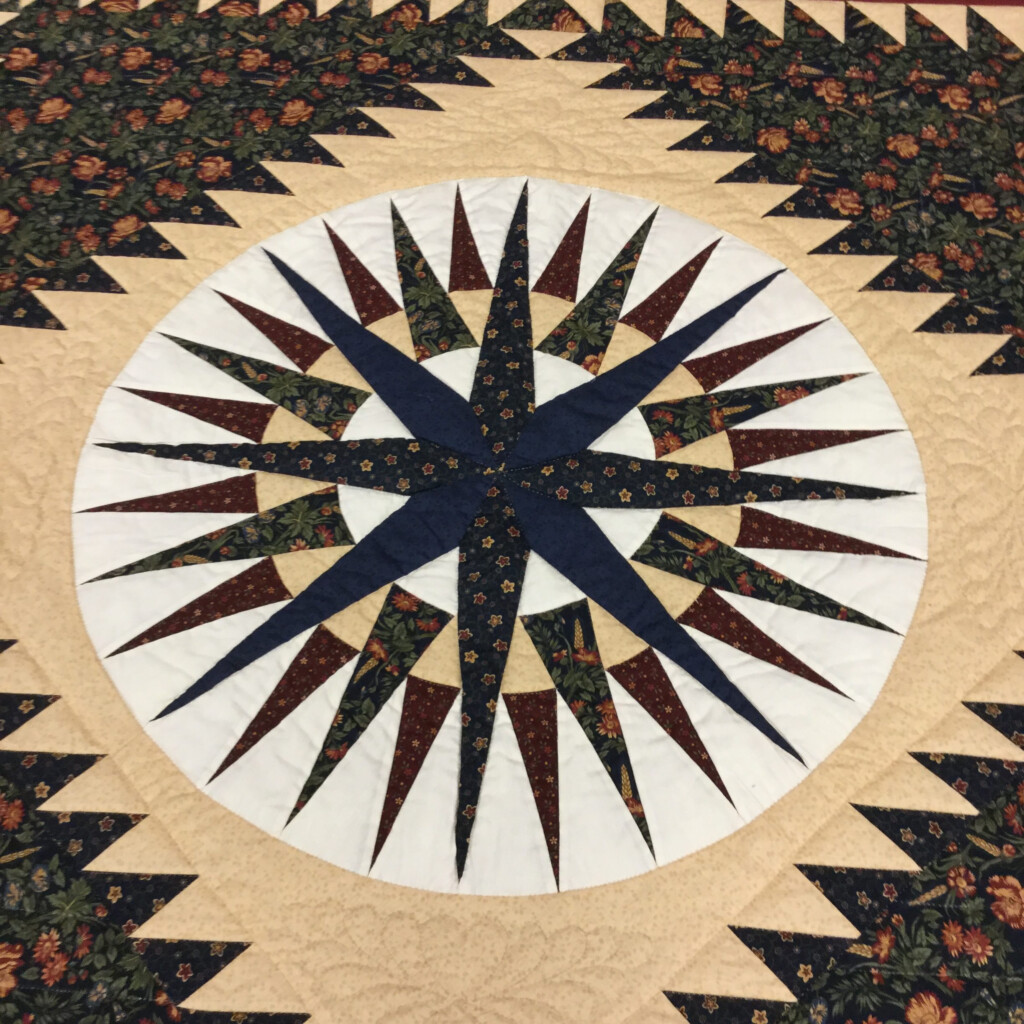 Mariner 39 s Compass Quilt King Family Farm Handcrafts