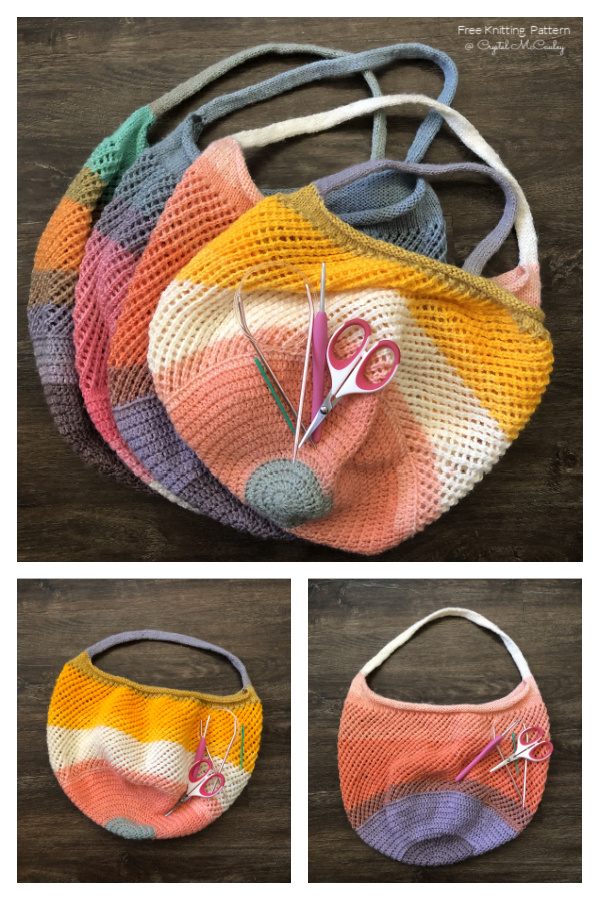 Market Bag Free Knitting Pattern Knitting Pattern