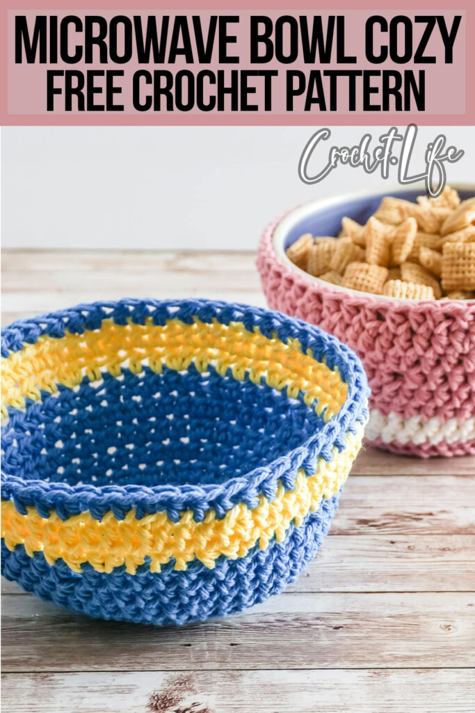 Microwave Bowl Cozy Free Crochet Pattern Crochet Life