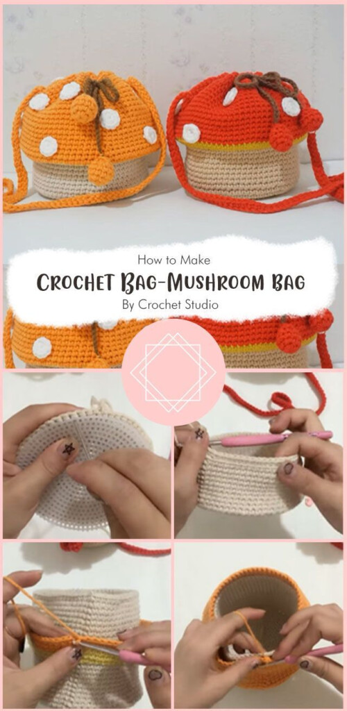 Mushroom Bag Purse Free Crochet Pattern Ideas Artofit