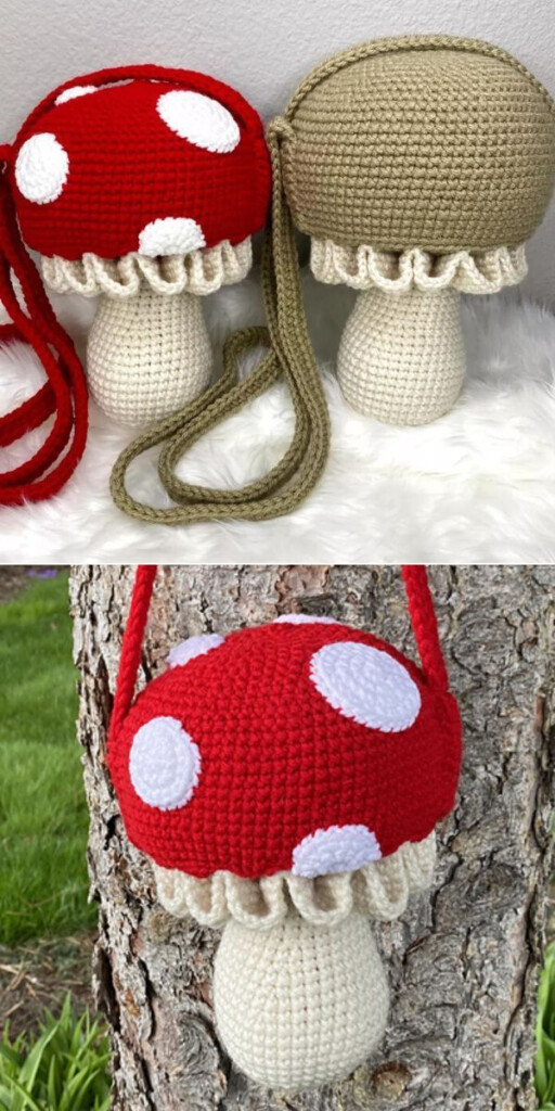 Mushroom Purse Free Crochet Pattern Crochet Bag Pattern Free Crochet 