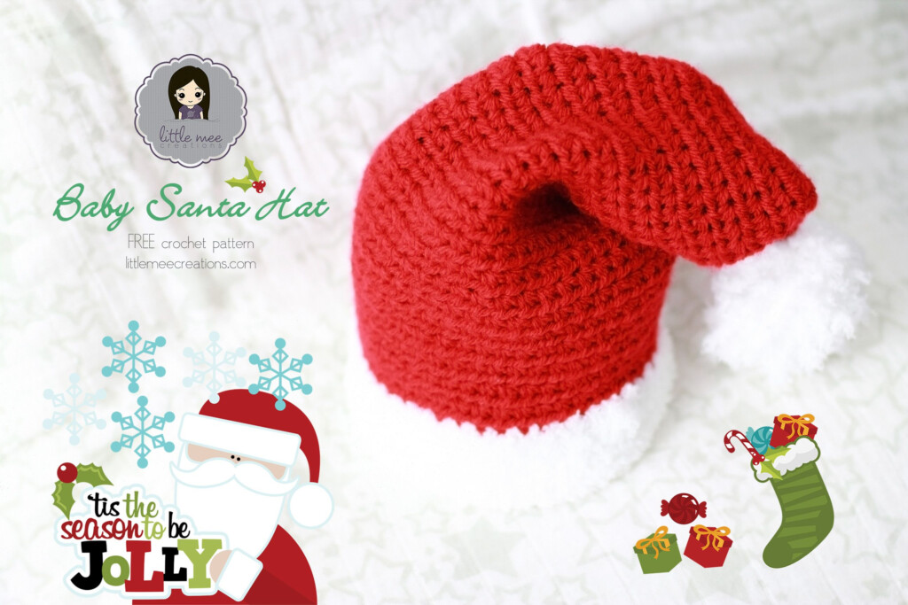 Newborn Santa Hat Crochet Pattern