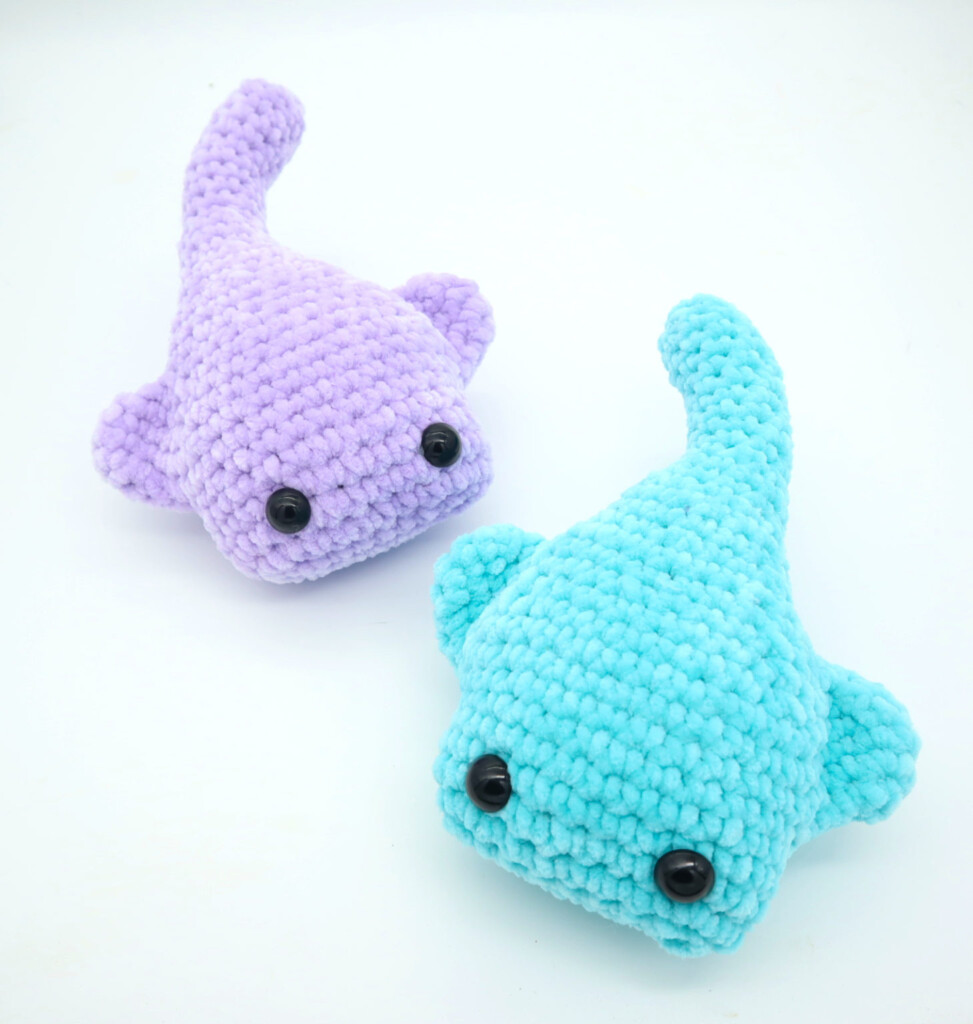 No Sew Stingray Amigurumi Free PDF Crochet Pattern